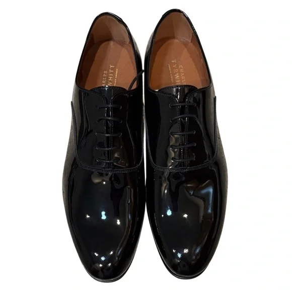 Charles Tyrwhitt Shiny Black Derbys - Picture 2 of 12